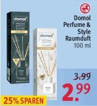 Rossmann Domol Perfume & Style Raumduft 100ml Angebot