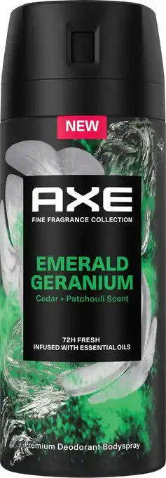 dm drogerie Axe deospray emerald geranium Angebot