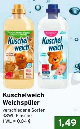 CAP Markt Kuschelweich Weichspüler 38WL Flasche Angebot