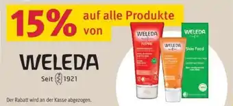 Rossmann Weleda Produkte von Angebot