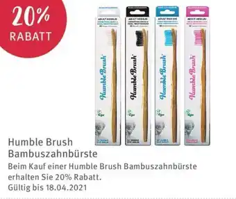 Rossmann Humble Brush Bambuszahnbürste Angebot