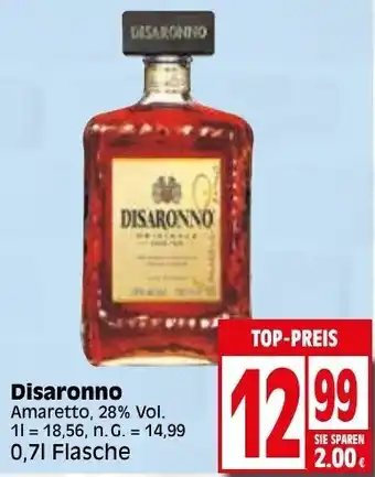 Elli Markt Disaronno Amaretto 0,7 L Flasche Angebot