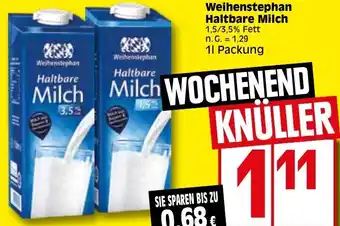 Elli Markt Weihenstephan Haltbare Milch 1 L Packung Angebot