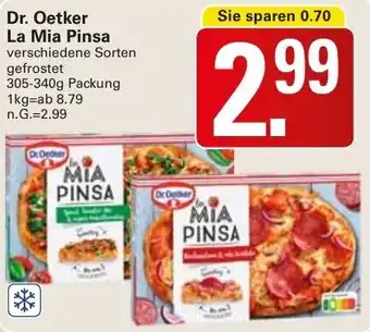 WEZ Dr. Oetker La Mia Pinsa 305-340g Packung Angebot