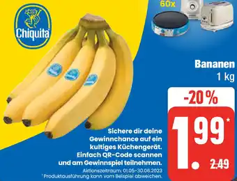 Edeka Chiquita Bananen 1 kg Angebot