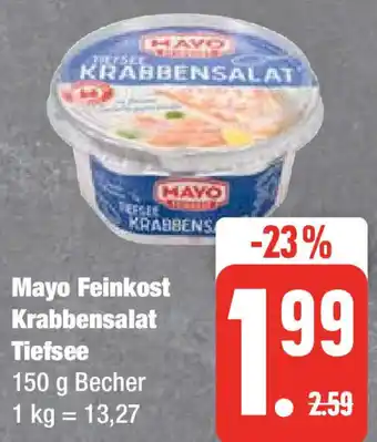 Edeka Mayo Feinkost Krabbensalat Tiefsee 150 g Becher Angebot