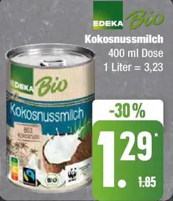 Edeka EDEKA Bio Kokosnussmilch 400 ml Dose Angebot