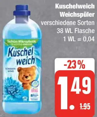 Edeka Kuschelweich Weichspüler 38 WL Flasche Angebot