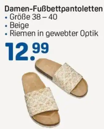 Rossmann Damen-Fußbettpantoletten Angebot