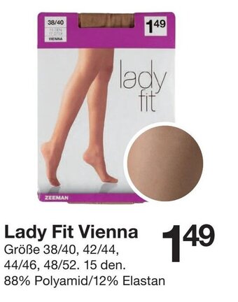 Zeeman Lady Fit Vienna Angebot