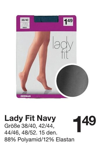 Zeeman Lady Fit Navy Angebot