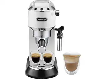 MediaMarkt Delonghi dedica style ec685.w espressomaschine weiß matt Angebot