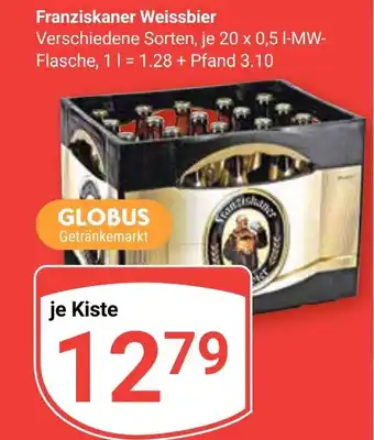 Globus Franziskaner Weissbier 20*500ml Angebot