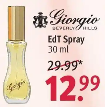 Rossmann Giorgio BEVERLY Hills EdT Spray 30 ml Angebot