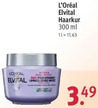 Rossmann L'Oréal Elvital Haarkur 300 ml Angebot