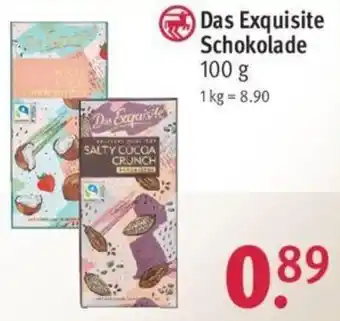 Rossmann Das Exquisite Schokolade 100 g Angebot