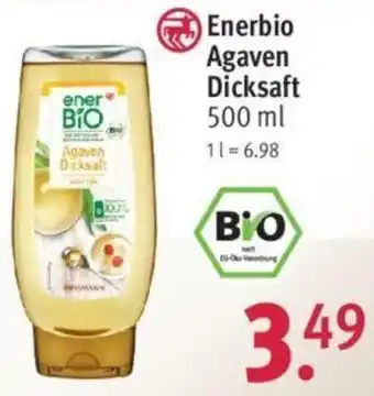 Rossmann Enerbio Agaven Dicksaft 500 ml Angebot