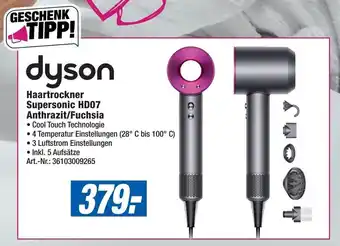 Expert Technomarkt dyson Haartrockner Supersonic HD07 Anthrazit/Fuchsia Angebot