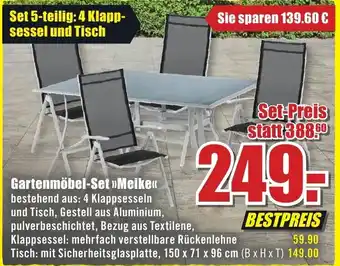 B1 Discount Baumarkt Gartenmöbel-Set >>Meike«< Angebot