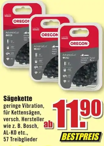 B1 Discount Baumarkt Oregon Sägekette Angebot