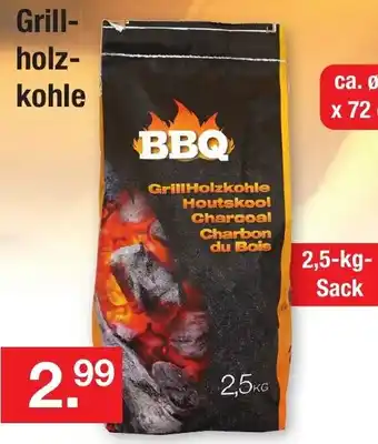 Zimmermann Grillholzkohle 2,5-kg-Sack Angebot