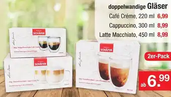 Zimmermann doppelwandige Gläser 2er-Pack Angebot