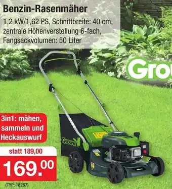 Zimmermann Grouw Benzin-Rasenmäher Angebot