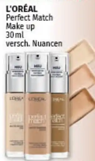 Müller L'ORÉAL Perfect Match Make up 30ml Angebot