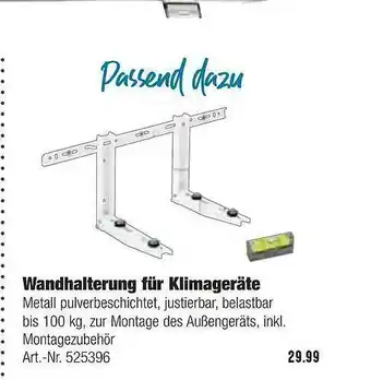 Hellweg Wandhalterung Für Klimageräte Angebot