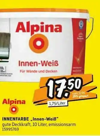 SCONTO Alpina Innenfarbe „innen-weiß” Angebot