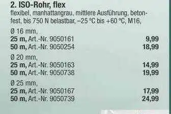 toom Baumarkt ISO-rohr, Flex Angebot