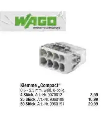 toom Baumarkt Klemme, Compact Angebot