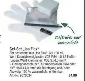 toom Baumarkt Gel Set Iso Flex Angebot