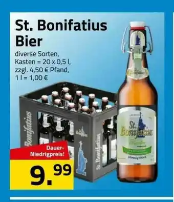 Logo Getränkemarkt St Banifatius Bier Angebot