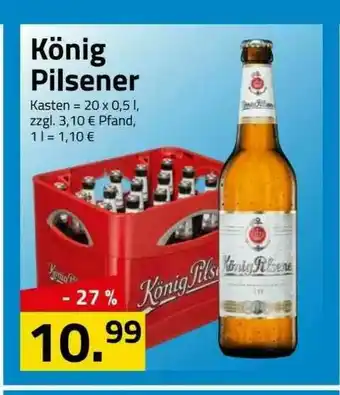 Logo Getränkemarkt König Pilsener Angebot