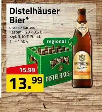 Logo Getränkemarkt Distelhäuser Bier Angebot