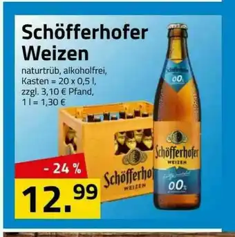 Logo Getränkemarkt Schöfferhofer Weizen Angebot