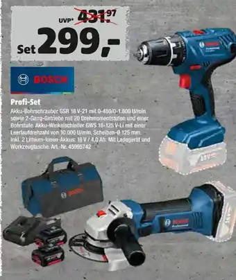 Hagebau Bosch Profi Set Angebot