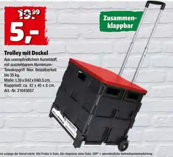 Hagebau Trolley mit Deckel Angebot