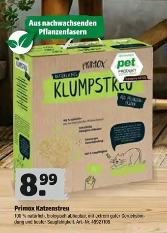 Hagebau Primox Katzenstreu Angebot