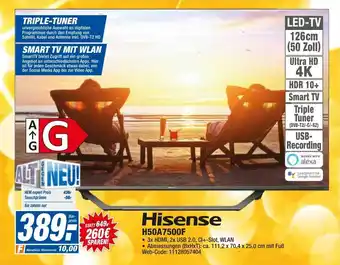 HEM Expert Hisense H50A7500F Angebot