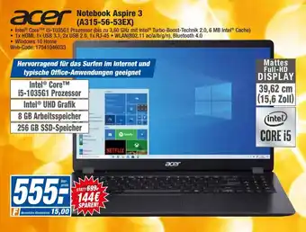 HEM Expert Acer Notebook Aspire 3 (A315-56-53EX) Angebot