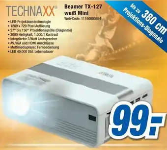 Expert Technaxx Beamer TX-127 weiß Mini Angebot