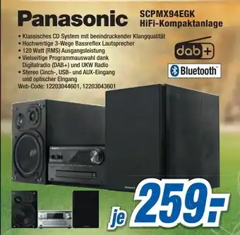 Expert Panasonic SCPMX94EGK HiFi Kompaktanlage Angebot