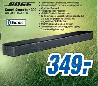 Expert Bose Smart Soundbar 300 Angebot