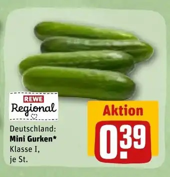 REWE REWE Mini Gurken* Angebot