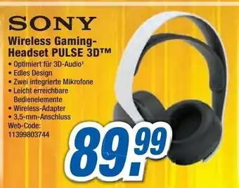 Expert Sony Wireless Gaming Headset Pulse 3D Angebot