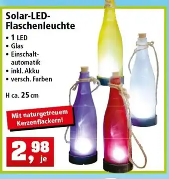 Thomas Philipps Solar LED Flaschenleuchte Angebot