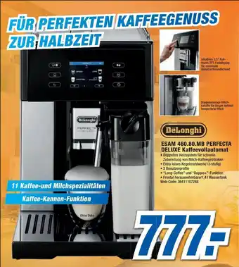 Expert DeLonghi ESAM 460.80.MB Perfecta Deluxe Kaffeevollautomat Angebot