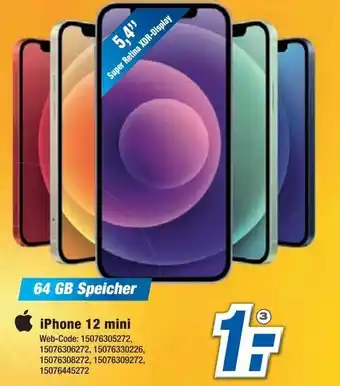 Expert iPhone 12 mini, 64 GB Angebot